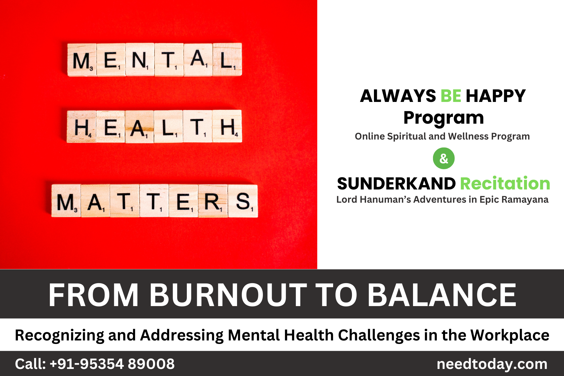 From Burnout to Balance: Recognizing and Addressing Mental Health Challenges in the Workplace