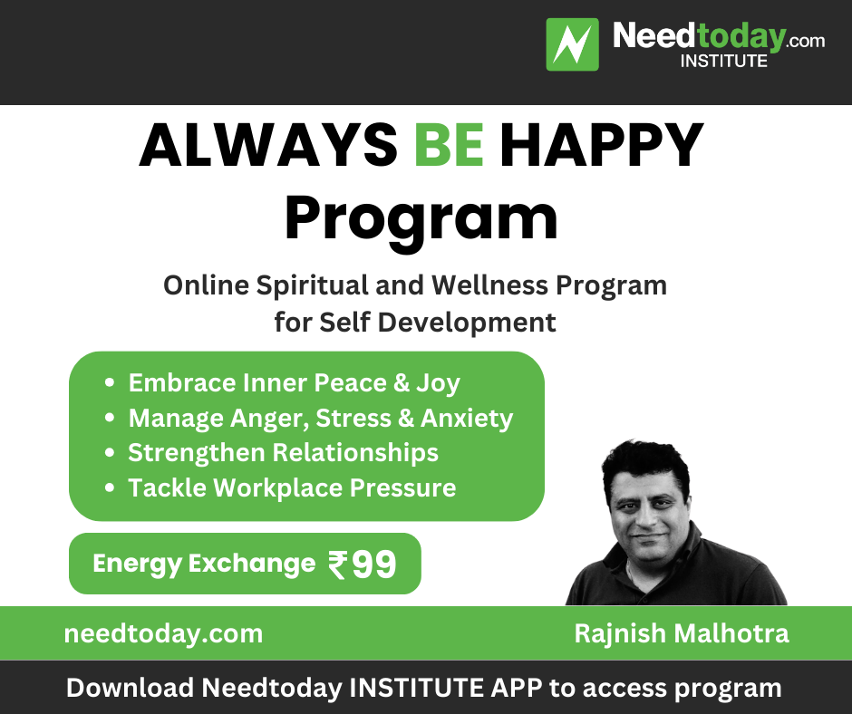 Always Be Happy Program - Online Spiritual Program for Self Development