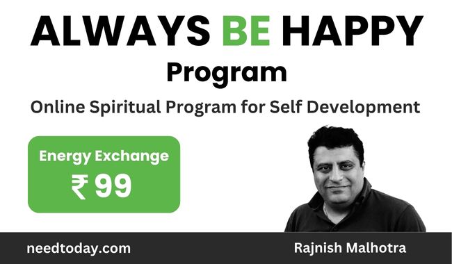 Always Be Happy Program - Online Spiritual Program for Self Development