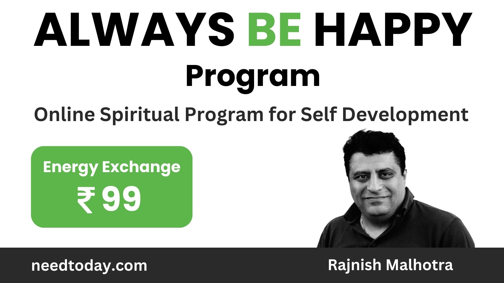 Always Be Happy Program - Online Spiritual Program for Self Development